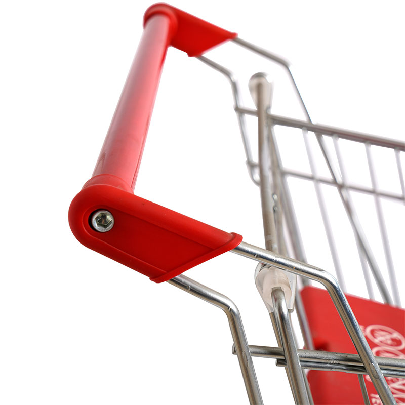 Pvc Ordinarium Red Wheel Shopping Cart