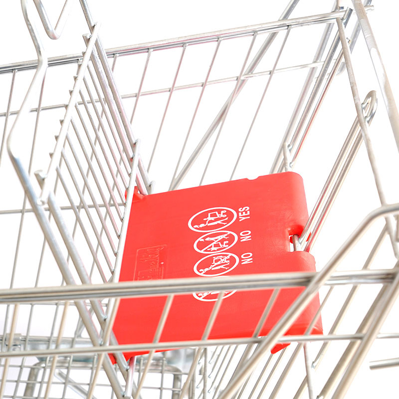 Pvc Ordinarium Red Wheel Shopping Cart