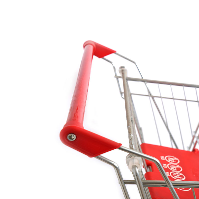 Dura Zinc Trolley Cart pro Supermarket Usus