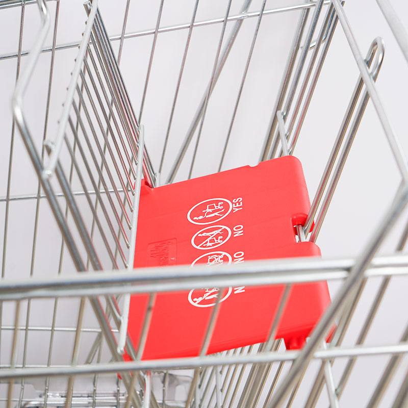 4'' Pu Wheels Metal Folding Shopping Trolley