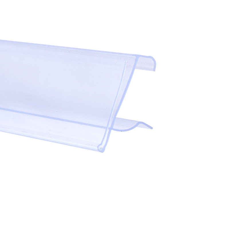 XC-LB-27 pittacium habena pro pluteo dotis ostentationis ambitus tutelae et speciosae PVC-plasticae consuetudinis color fixarum specificationum