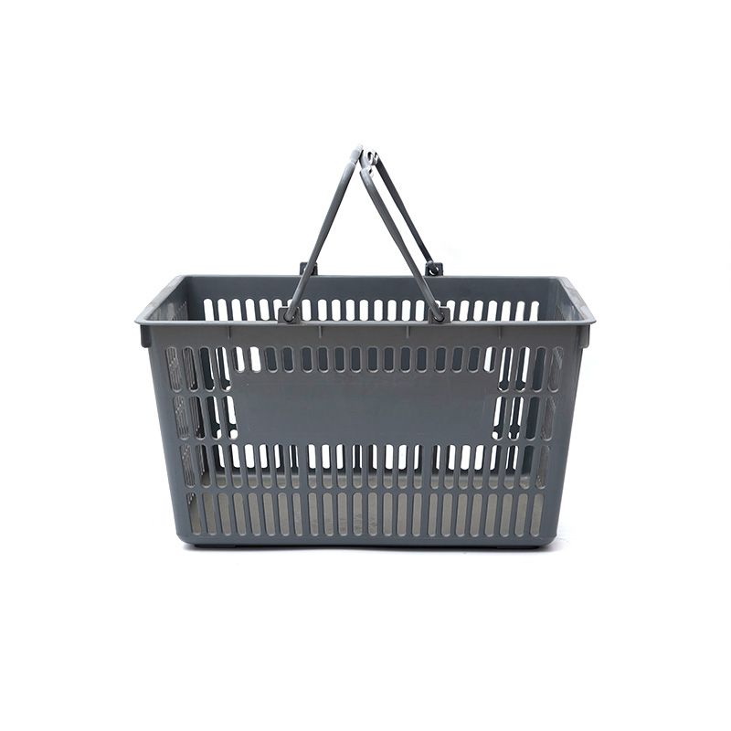 Macellum Duo-manubrium Shopping Plastic Basket