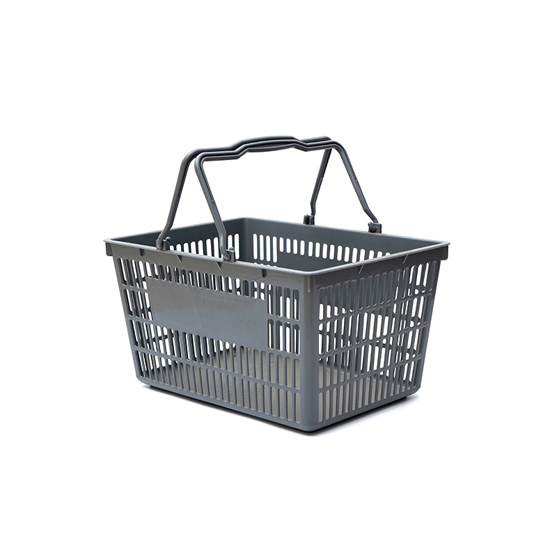 Macellum Duo-manubrium Shopping Plastic Basket