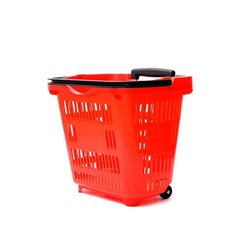 Supermarket Eco-amica Plastic Trolley Shopping Basket