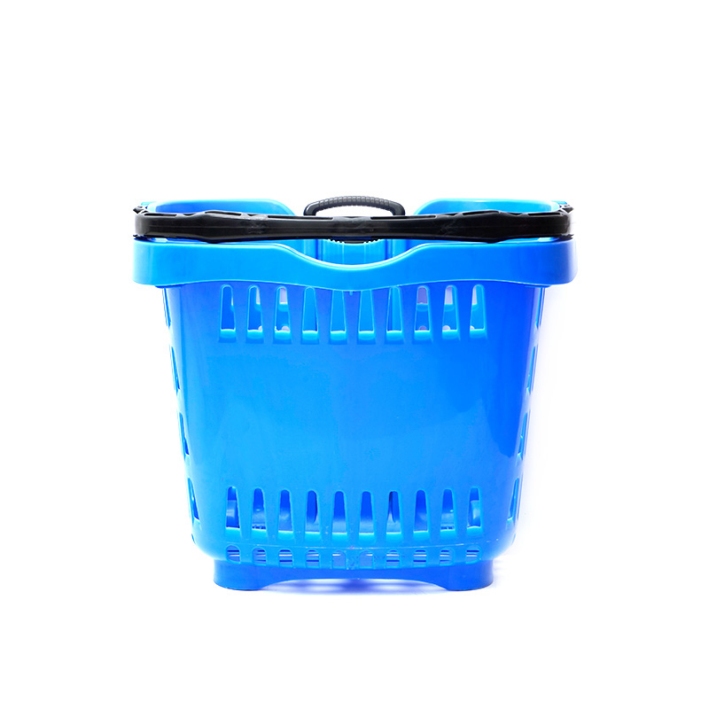 XC-B-13. Plastic shopping basket possessor + supermarket shopping ad usum facilis, shopping plastica consuetudo colorum specificationum fixarum