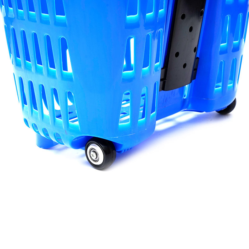 XC-B-13. Plastic shopping basket possessor + supermarket shopping ad usum facilis, shopping plastica consuetudo colorum specificationum fixarum