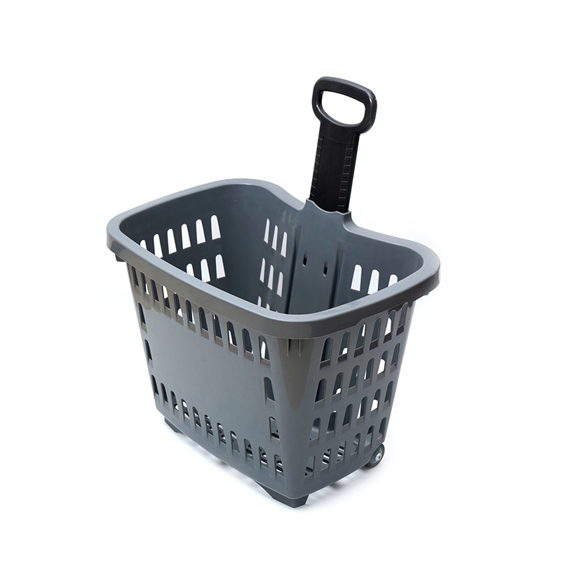XC-B-20. Plastic shopping basket possessor + supermarket shopping ad usum facilis, shopping plastica consuetudo colorum specificationum fixarum