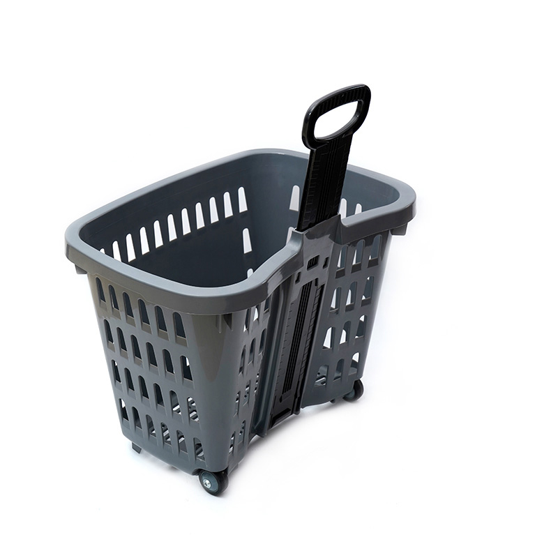 XC-B-20. Plastic shopping basket possessor + supermarket shopping ad usum facilis, shopping plastica consuetudo colorum specificationum fixarum