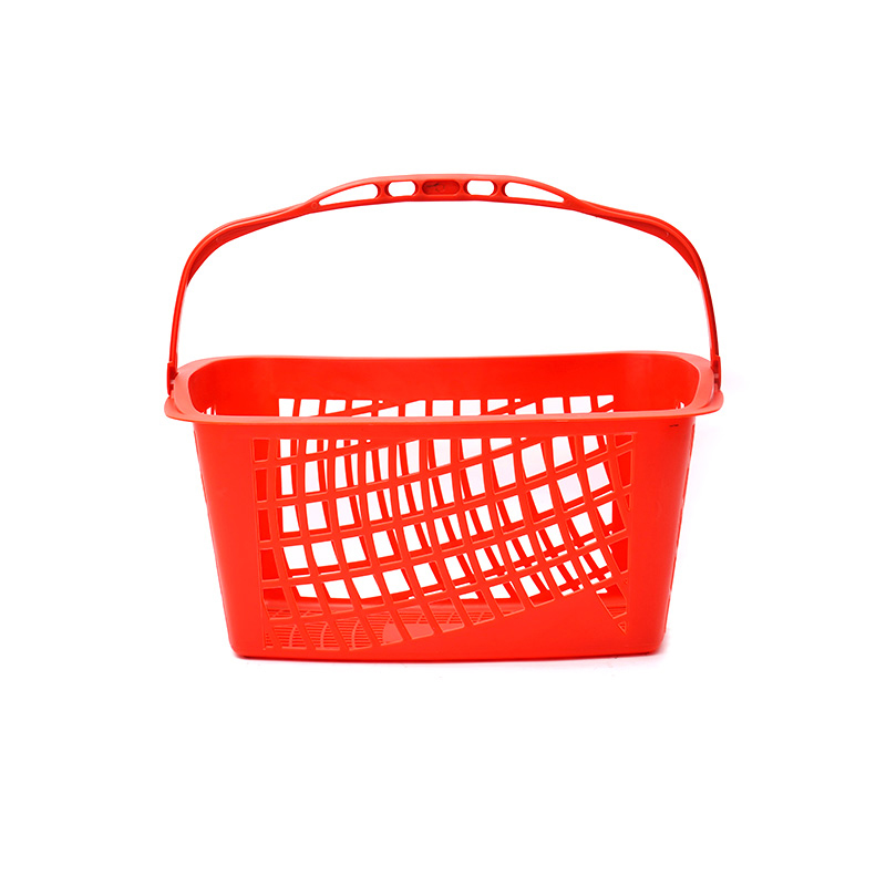XC-B-21. Plastic shopping basket possessor + supermarket shopping ad usum facilis, shopping plastica consuetudo colorum specificationum fixarum