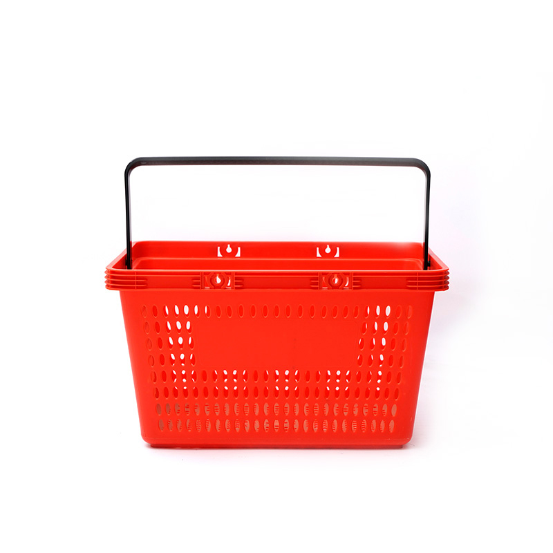 28 L Plastic Supermarket Shopping Basket Holder
