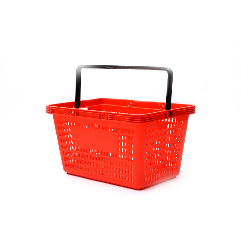 28 L Plastic Supermarket Shopping Basket Holder