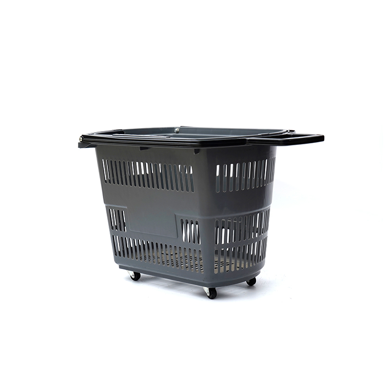 Supermarket Plastic Parvus Quattuor monitos Trolley Shopping Basket