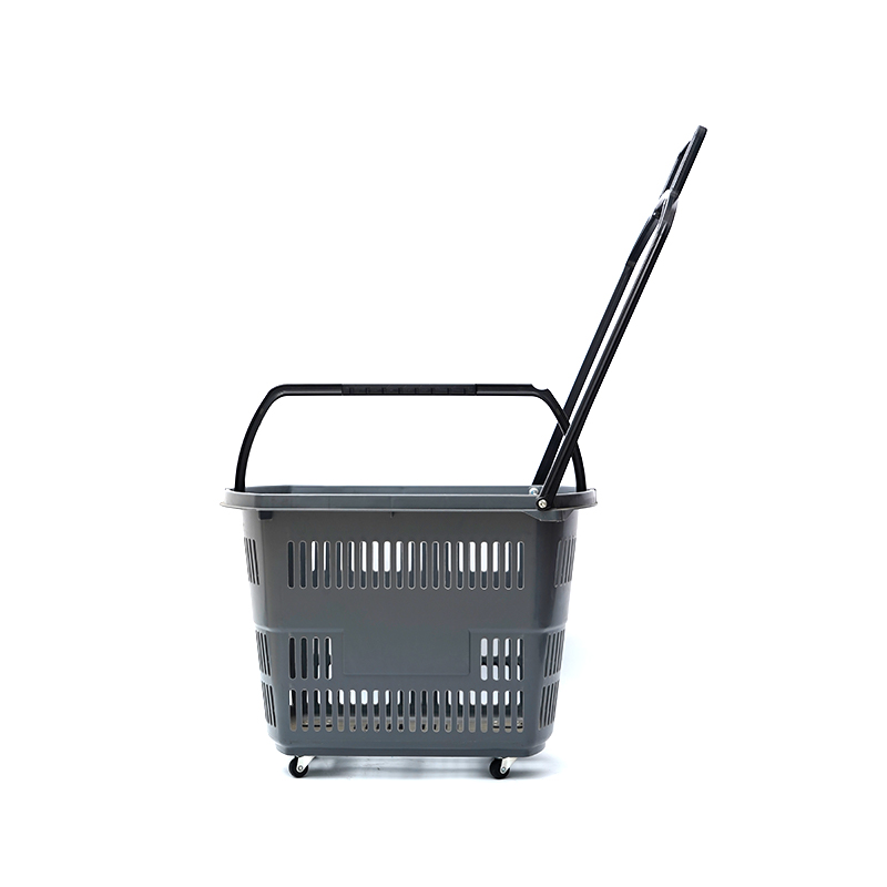 Supermarket Plastic Parvus Quattuor monitos Trolley Shopping Basket