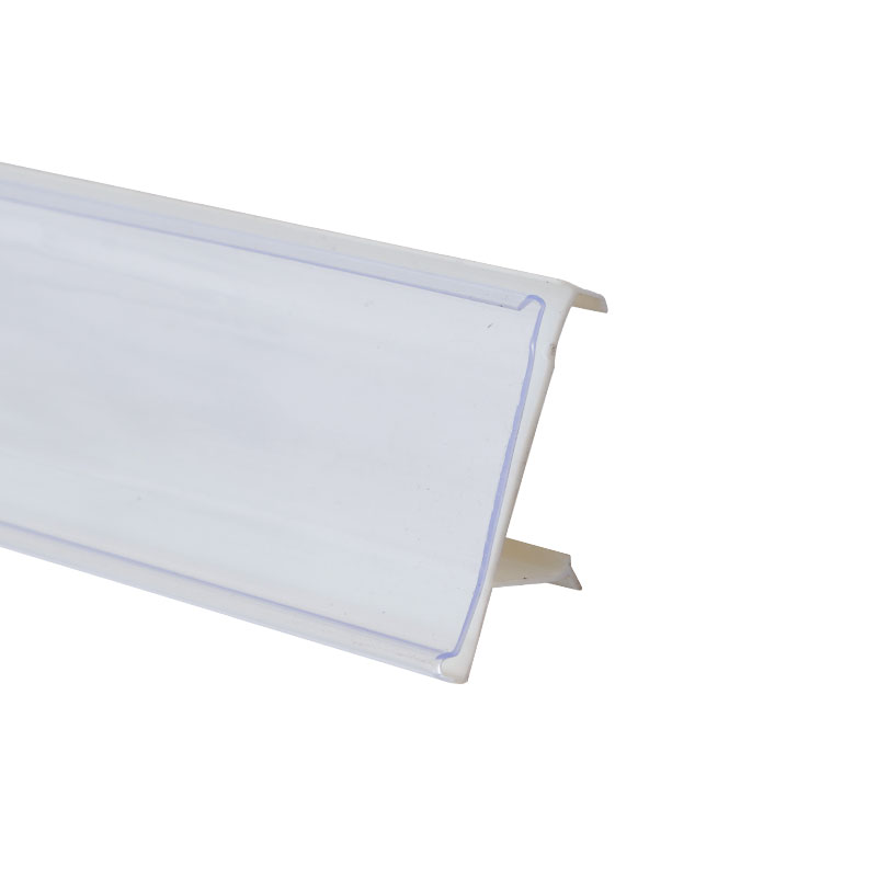 XC-LB-22 pittacium habena pro pluteo dotis ostentationis ambitus tutelae et pulcrae PVC-plasticae consuetudinis colorum certarum.